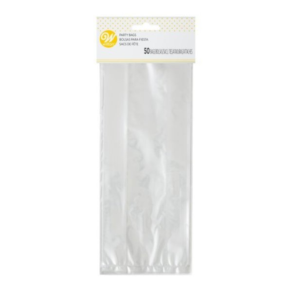 Cellofanpåsar - 10 x 24 cm - 50-pack - Wilton Cellofanpåsar - 10 x 24 cm - 50-pack - Wilton