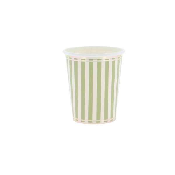 Pappmuggar - Pistaschgr�n - 8-pack