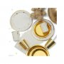 Pappersmuggar Baby Guld/Vit