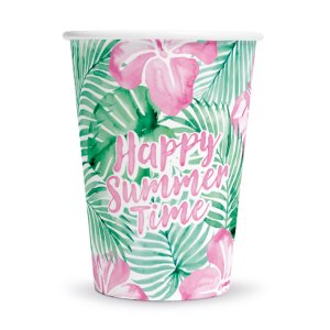 Pappmuggar - Happy Summer Time - 210 ml - 8-pack