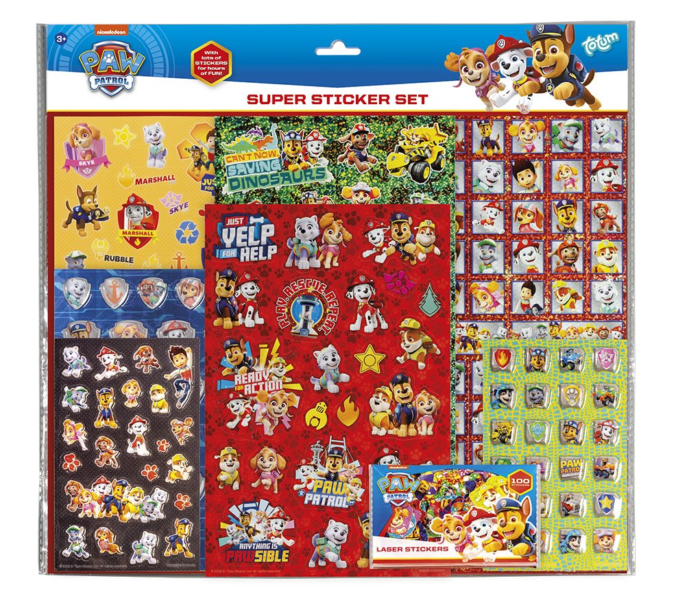 Klistermärken - Paw Patrol - Super sticker set - Paw patrol