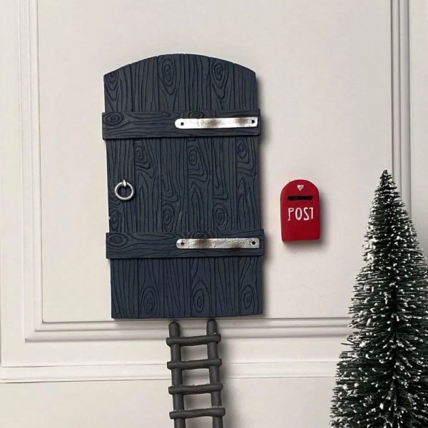 Nissedörr - Kit - 6 delar - Blå Nissedörr - Kit - 6 delar - Blå