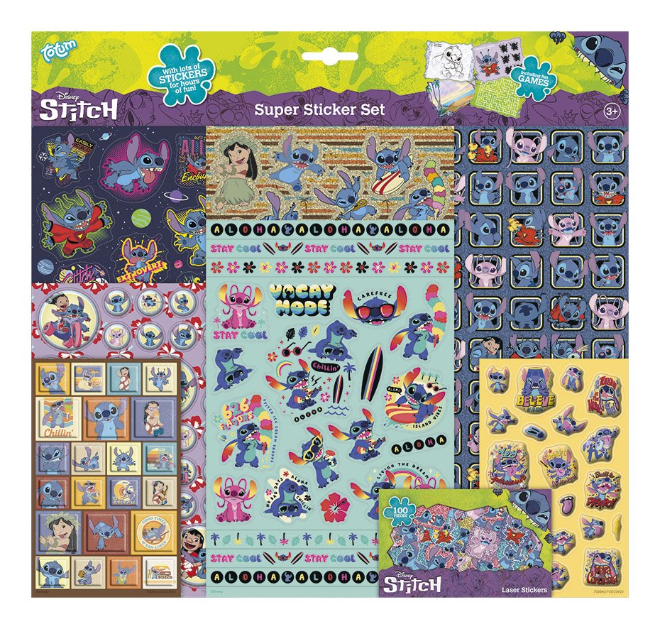 Klistermärken – Disney Stitch – Super set