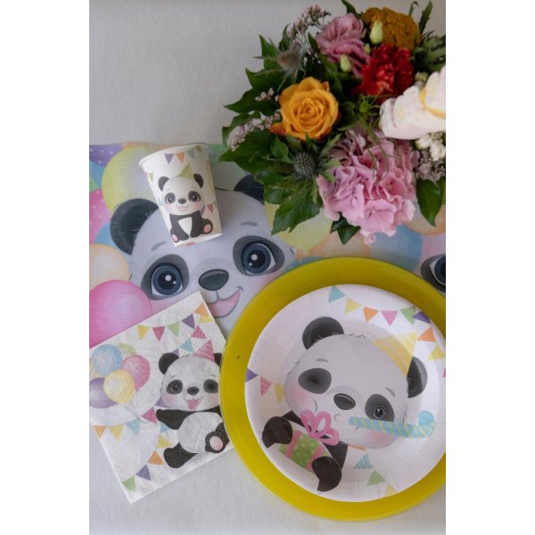 Pappmuggar - Pastel Panda - 10-pack