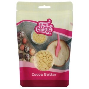 Kakaosmör - Drops - Funcakes - 200 g Kakaosmör - Drops - Funcakes - 200 g