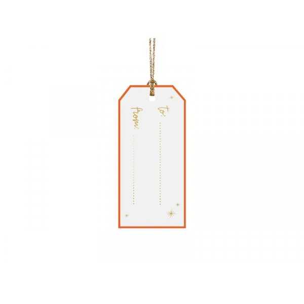 Gift Tags - Mixade frger - 12-pack