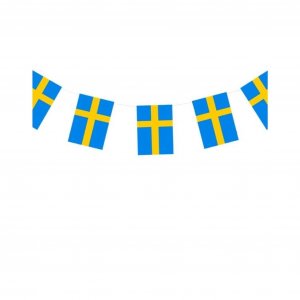 Girlang - Svenska flaggan - 4 meter