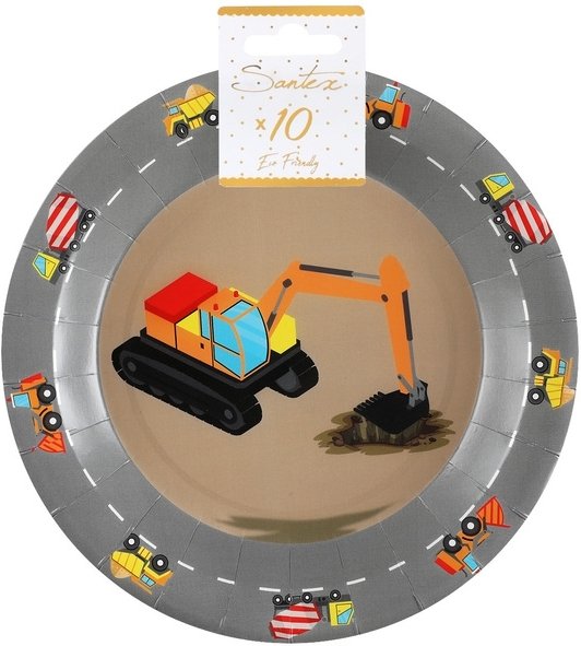 Papptallrik - Under construction - 10-pack Papptallrik - Under construction - 10-pack