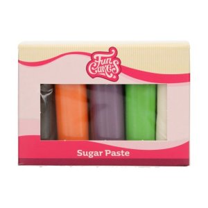 Sugarpaste/Sockerpasta - Mixpack - Halloween - FunCakes - 5x100g Sugarpaste/Sockerpasta - Mixpack - Halloween - FunCakes - 5x100g