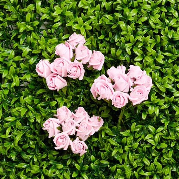 Rosor - Små - Ljusrosa - 8-pack Rosor - Små - Ljusrosa - 8-pack