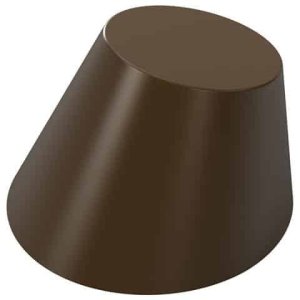 Pralinform -  Lutande avsmalnande cylinder- 3,1 cm