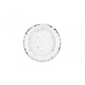Desserttallrikar - Pastel Stars - 6-pack