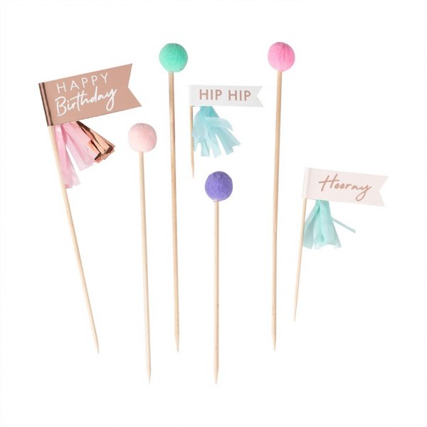 Cake toppers - Mix it Up - Pastel/Ros�guld