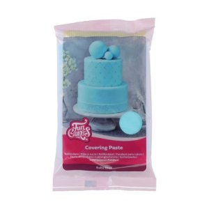 Covering paste/Sockerpasta - Baby Blue - Funcakes - 500 g Covering paste/Sockerpasta - Baby Blue - Funcakes - 500 g