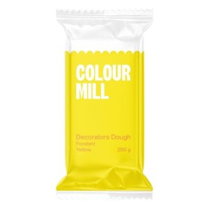 Sugarpaste/Sockerpasta Decorators Dough - Yellow - Colour Mill - 250 g