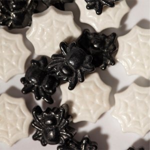Strösselmix - Svart/Vit - Halloween - Spindlar - PME - 25 g Strösselmix - Svart/Vit - Halloween - Spindlar - PME - 25 g