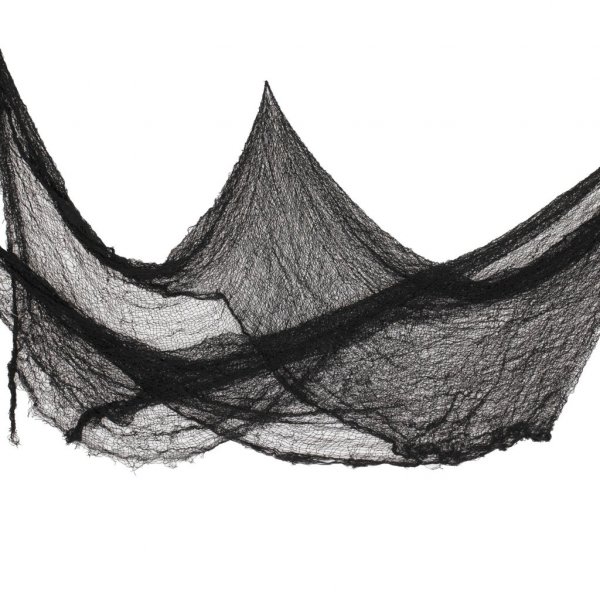 Svart tyg - 3 m x 75 cm