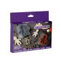 Utstickare med schablon - Skelett och mumie - Halloween