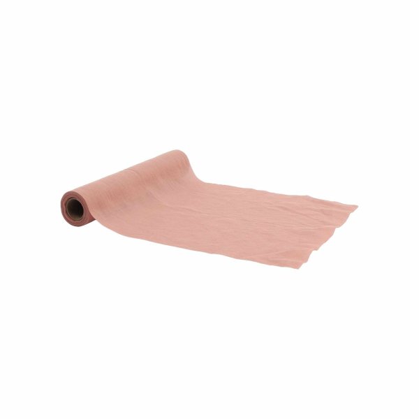 Bordsl�pare i tyg - Rosa - 28 cm x 5 m