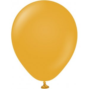 Miniballonger enfrgade - Premium 13 cm - Mustard