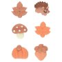 Funcakes - Sockerdekorationer � H�sttema - 8 st