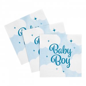 Servetter - Baby Boy - 33x33 cm - 20-pack