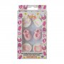 Sockerdekorationer - Baby - Rosa - 6 st