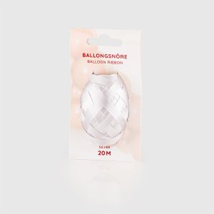 Ballongsn�re - 20 m - Silver