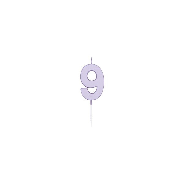 T�rtljus - Pastell Lila - 4,5 cm