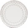 Papperstallrikar Silver Sparkle