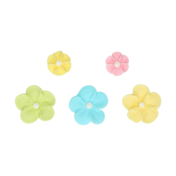 Sockerdekorationer Blommor, Pastell