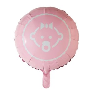 Folieballong - Baby Girl - 45 cm Folieballong - Baby Girl - 45 cm