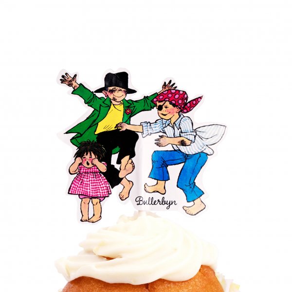 Cake Toppers - Bullerbyn 8-pack 10cm Cake Toppers - Bullerbyn 8-pack 10cm