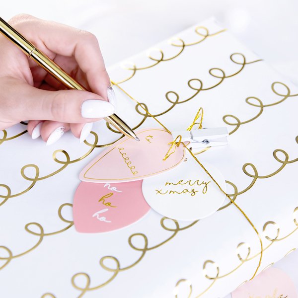 Presentpapper - Mix - Guld/Sprinkles - 2-pack Presentpapper - Mix - Guld/Sprinkles - 2-pack