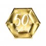 Pappersassietter 50 �r Guld
