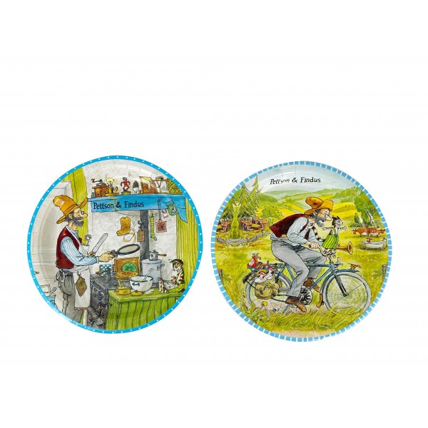 Papperstallrik - Pettson & Findus - 8-pack - 23cm