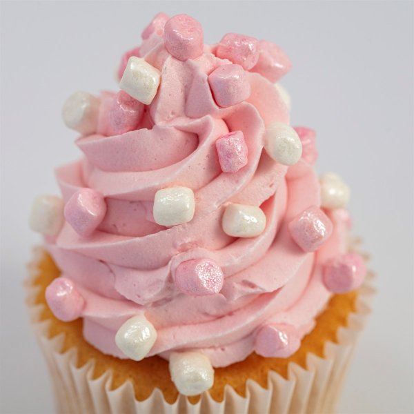 Crunchy Marshmellows - Vit/Rosa - PME - 87g Crunchy Marshmellows - Vit/Rosa - PME - 87g