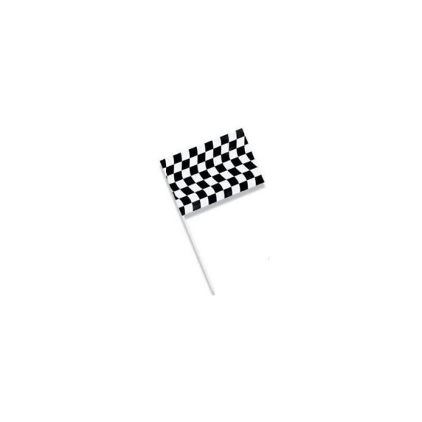 Flagga Svart/Vit, Racingflagga
