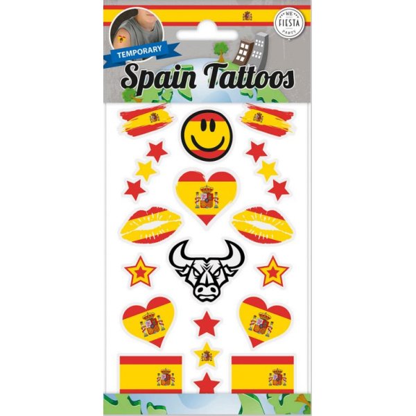 Tatueringar - Spanien - 6-pack