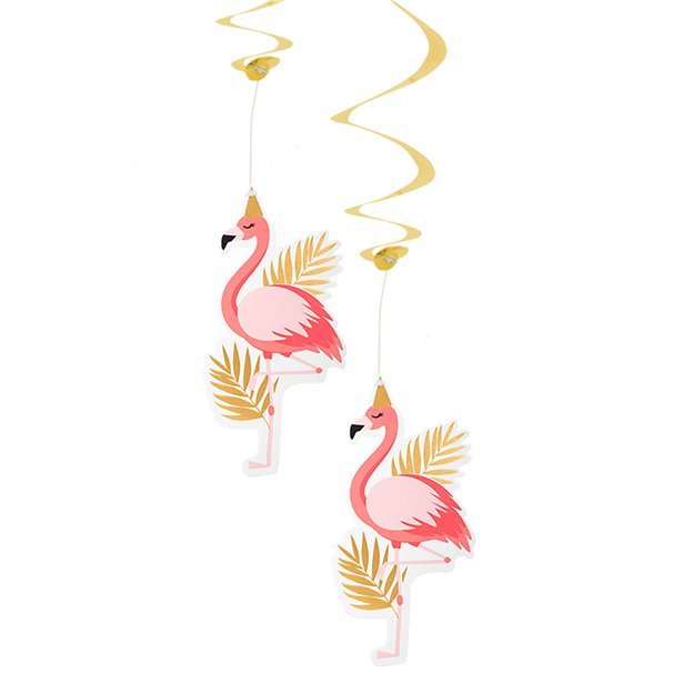 Hängande dekoration - Flamingo Party - 2-pack - Flamingo Party, Sommarfestteman, Sommarfest
