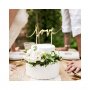 Cake Topper Love Guld