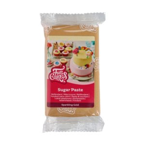 Sugarpaste/Sockerpasta - Sparkling Gold - FunCakes - 250g Sugarpaste/Sockerpasta - Sparkling Gold - FunCakes - 250g