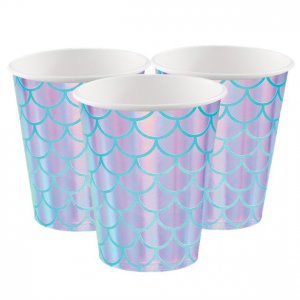 Pappmuggar - Fj�ll - Magical mermaid - 8-pack