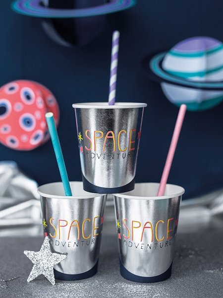 Pappmuggar - Space Party - 6-pack Pappmuggar - Space Party - 6-pack