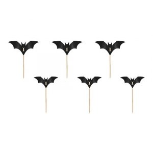 Cake Picks - Fladdermss - 6-pack