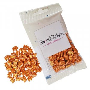 Str�ssel - Kronor - Guld - SweetKitchen - 40g