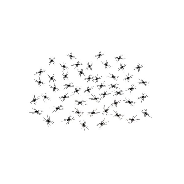 Sm� plastspindlar - 50-pack