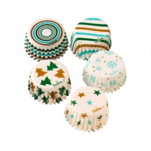 Minimuffinsformar - 100-pack - Julmotiv Minimuffinsformar - 100-pack - Julmotiv