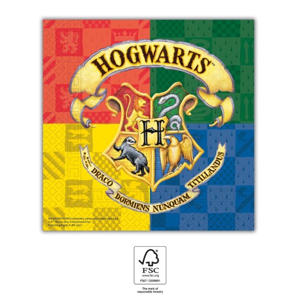 Servetter - Harry Potter - 33x33 cm - 20-pack Servetter - Harry Potter - 33x33 cm - 20-pack