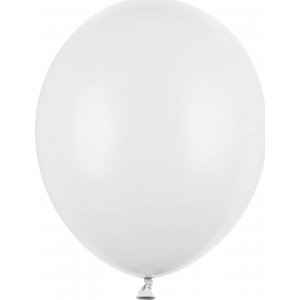 Pastellballonger - Premium 27 cm - Vita - 10-pack